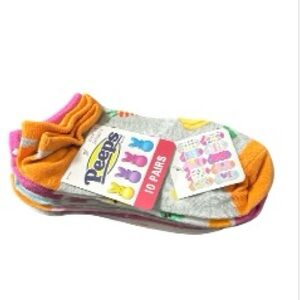 Women’s Colorful Ankle Socks - 10 Pairs-Sock size 9-11